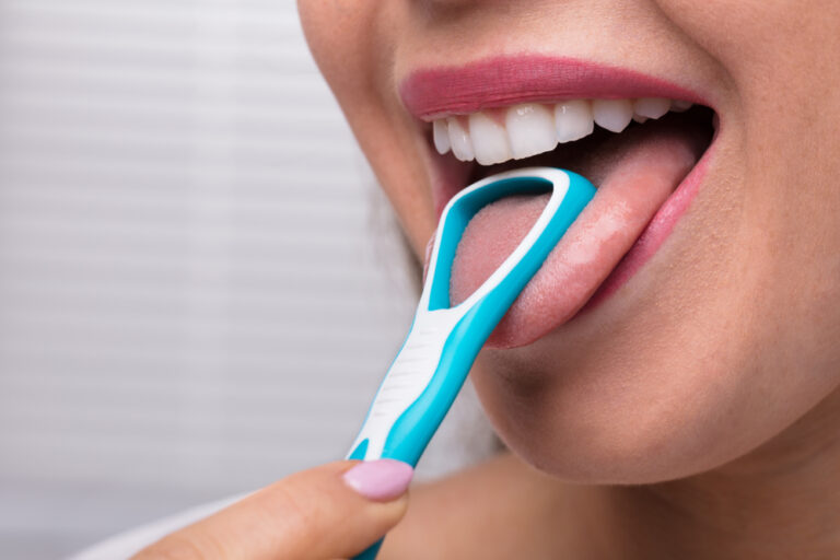 Child Brush Their Tongue